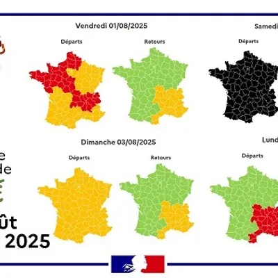 C'est le grand chassé-croisé de l'été, ce week end ! 