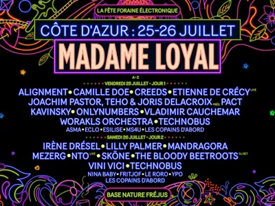 Madame Loyal Côte d'Azur  (25 et 26 juillet)