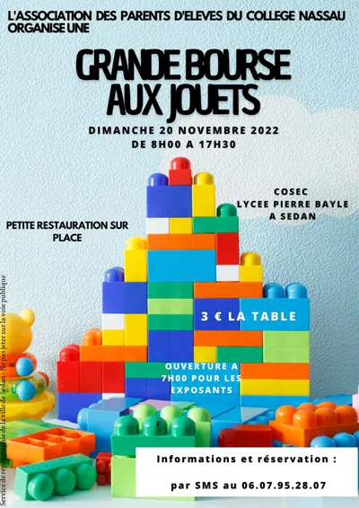 Grande Bourse aux jouets et vêtements enfants