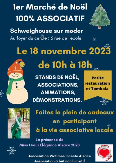 1er Marché de Noël 100% Associatif 