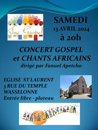 Concert Gospel et Chats Africains 