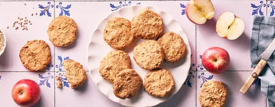 Cookies aux pommes et à la cannelle