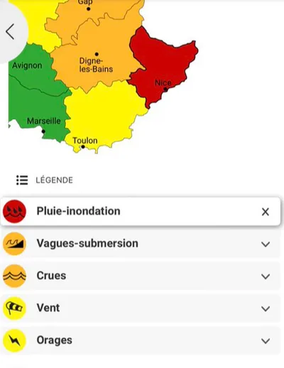 19/10/23 : METEO : Tous les établissements scolaires des Alpes Maritimes seront fermés demain 