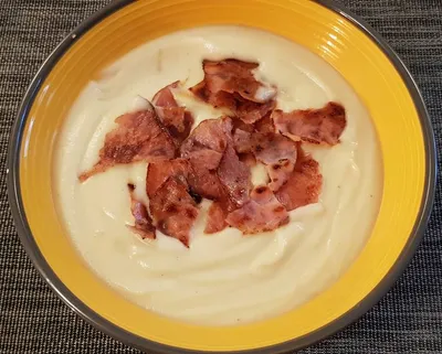 Soupe au chou fleur et bacon