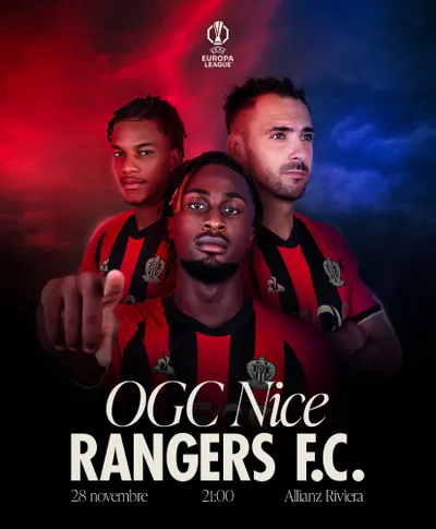 GAGNEZ VOS PLACES POUR LE MATCH OGC NICE VS RANGERS FC