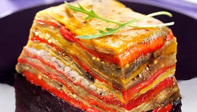 Terrine de poivrons, aubergines et sardines