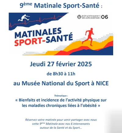 PARTICIPEZ A LA MATINALE SPORT SANTE AU MUSEE NATIONAL DU SPORT LE 27/02/25