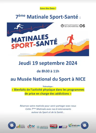 MATINALE SPORT SANTE : JEUDI 19/09/24 AU MUSEE NATIONAL DU SPORT