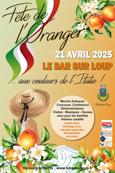 PARTENARIAT CANNES RADIO : LA FÊTE DE L'ORANGER A BAR SUR LOUP