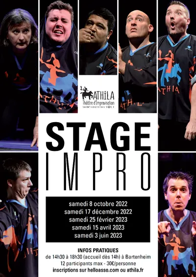 Presse - Stage Théâtre Impro 2022-2023 - Athila