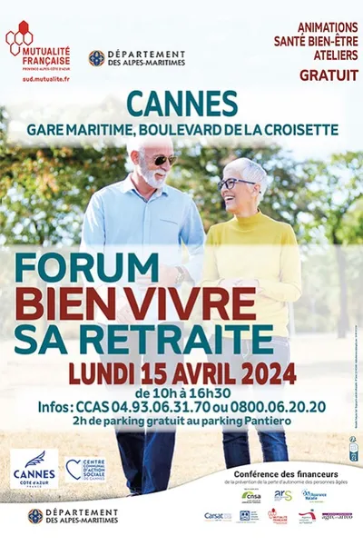 Forum "Bien vivre sa retraite" à Cannes