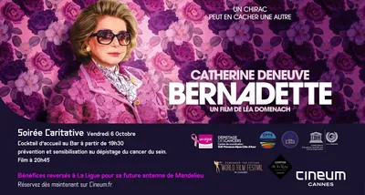 AGENDA : Soirée caritative OCTOBRE ROSE au Cinéum à Cannes