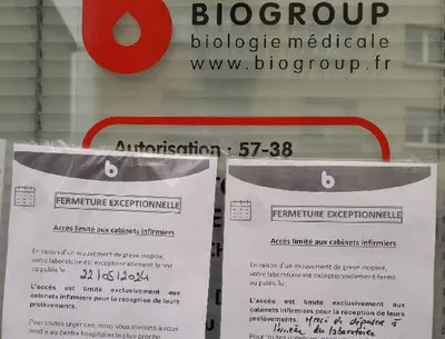 Alsace : grève annoncée ce vendredi matin dans les laboratoires Biogroup-CAB