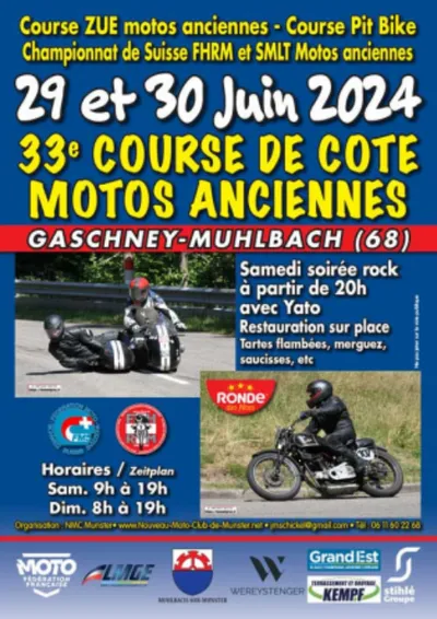 La 33e édition de la course de motos anciennes du Gaschney