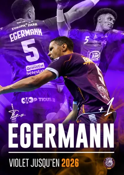 Téo Egermann a étendu son contrat avec Sélestat en Division 2 masculine jusqu'en 2026