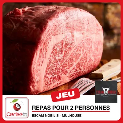 Cerise - S22 - Repas pour 2 Escam Nobilis