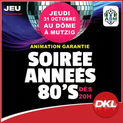 DKL - S43 & S44 - Soirée années 80