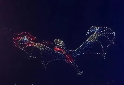 Des spectacles de drones dans le ciel cannois