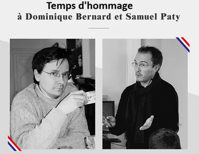 Hommage aux professeurs Samuel Paty et Dominique Bernard