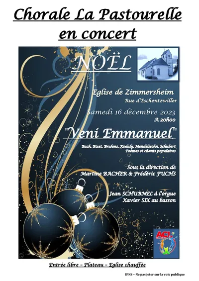 "Concert de Noël "La Pastourelle"