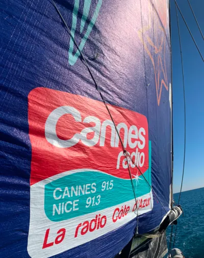 LES REGATES DE CANNES RADIO AVEC GOULVEN MARIE