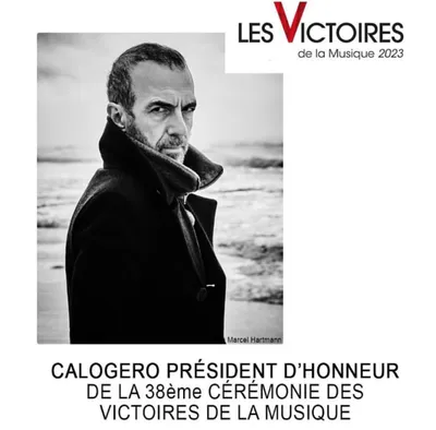 VICTOIRES DE LA MUSIQUE 2023 : CALOGERO PRESIDENT D'HONNEUR