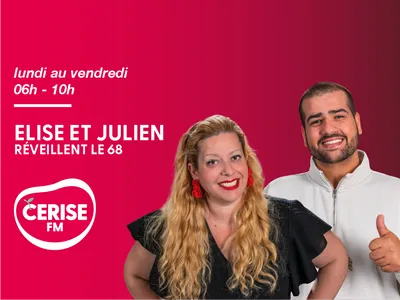 Lundi au vendredi - 06h-10h Elise et Julien réveillent le 68