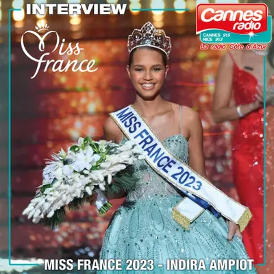 MISS FRANCE 2023 INDIRA AMPIOT sera l'invitée de la matinale d'Elise et Nahel vendredi