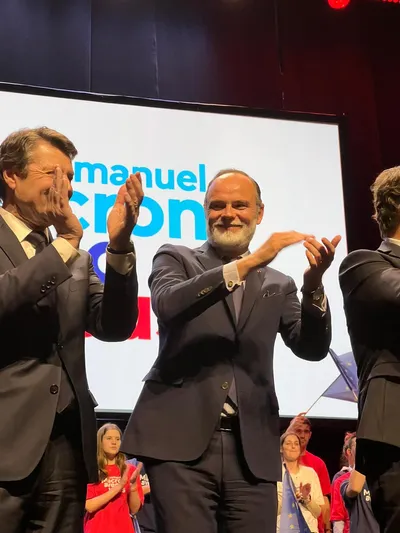 La campagne présidentielle avec un meeting de soutien hier soir à Emmanuel Macron à NICE