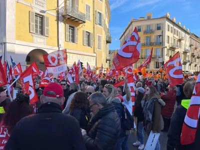 22/03/23 : Les syndicats appellent à un rassemblement devant la gare Thiers à Nice