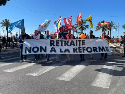21/04/23 : Faible mobilisation hier à Nice contre la réforme des retraites