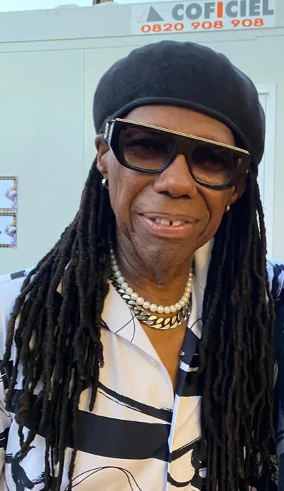 Nile Rodgers et le groupe Chic en concert au Palais des Festivals de Cannes