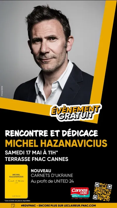 LA FNAC FAIT SON CINEMA : RENCONTRE & DEDICACE AVEC MICHEL HAZANAVICIUS