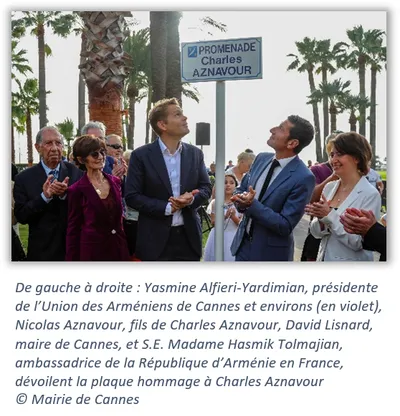 27/10/22 : Une promenade Charles Aznavour à Cannes