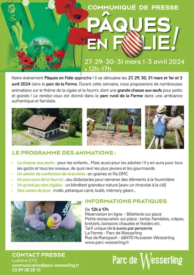Parc de Wesserling / Pâques en Folie 2024