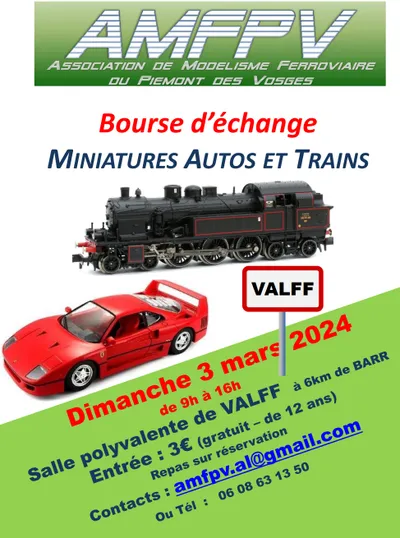 Bourse d'échange Miniatures Autos et Trains 