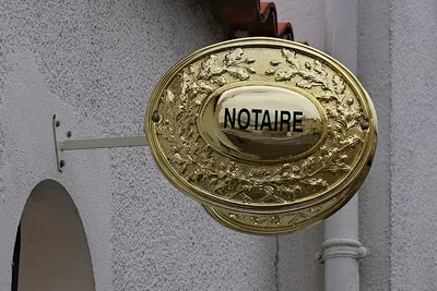 plaque notaire Wikimedia