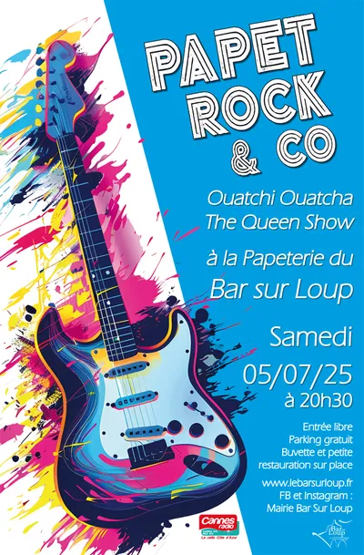 PARTENARIAT CANNES RADIO : PAPET ROCK A BAR-SUR-LOUP