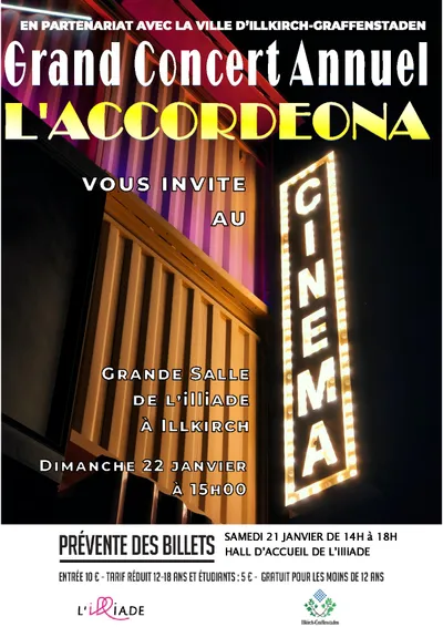 Concert annuel de l'ACCORDEONA