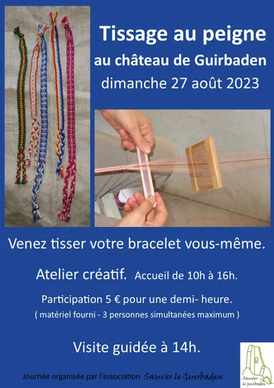 Atelier créatif: "tissage au peigne"