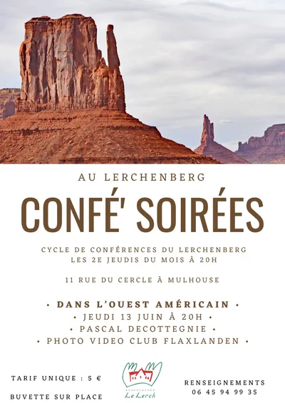 conférence sur un road-trip dans l'Ouest américain