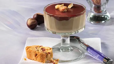 Crème de marron et ganache au chocolat