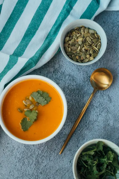 Soupe gourmande au potimarron