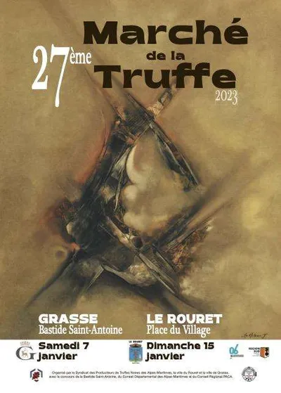 6/01/23 : Grasse : Marché de la truffe 