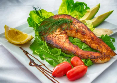 Darne de saumon poêlée au citron