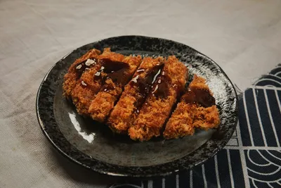 Poulet frit au miel