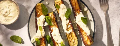 Courgettes grillées à la feta