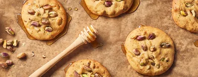 Cookies aux pistaches et miel