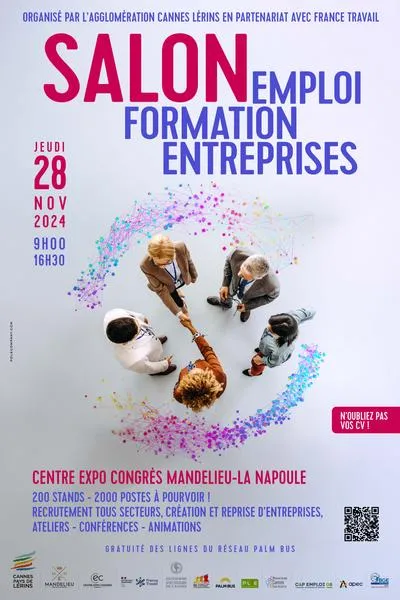 Le 26 ème Salon Emploi Formation Entreprises à Mandelieu-la-Napoule