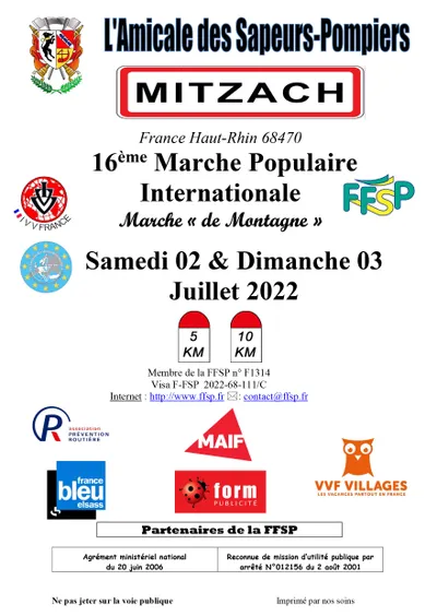 16ème Marche Populaire de Montagne